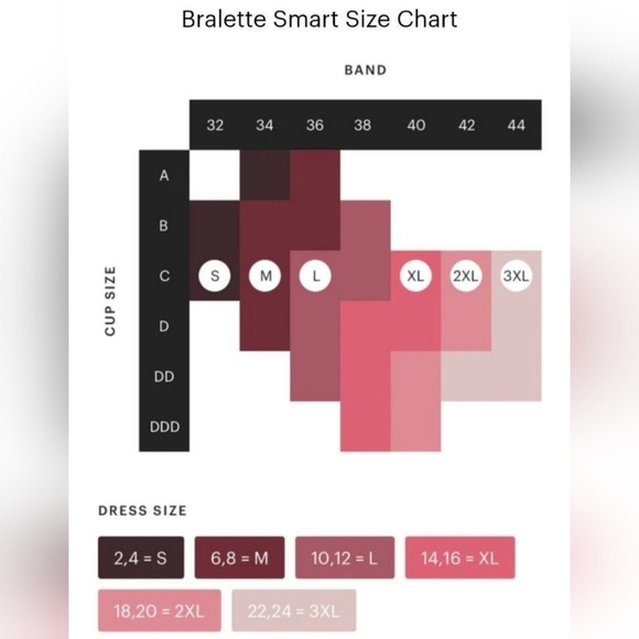 NWT Smart & Sexy Signature Lace Deep V Black Bralette Size L - Picture 4 of 9